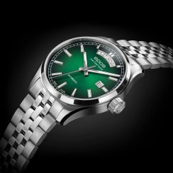 Relógio masculino Epos prateado com pulseira de aço Passion 3501.142.20.93.30 41MM Automatic