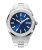 Stříbrné pánské hodinky Paul Rich s ocelovým páskem Signature Frosted Barons Blue 45MM