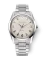 Relógio Nivada Grenchen prata para homens com pulseira de aço Antarctic 35004M20 35MM