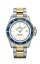 Relógio Delma Watches prata para homens com pulseira de aço Commodore Silver / Gold White 43MM Automatic