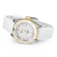 Męski srebrny zegarek Squale z gumowym paskiem 1545 White Rubber - Silver 40MM Automatic
