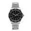 Relógio Marathon Watches de prata para homem com pulseira de aço Jumbo Day/Date Automatic 46MM