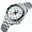 Men's silver Phoibos watch with steel strap Apollo PY056E - Automatic 39MM