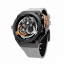 Men's Mazzucato black watch with rubber strap RIM Monza Black / Grey - 48MM Automatic