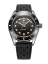 Stříbrné pánské hodinky Nivada Grenchen s koženým páskem Aquamar Black 32068A10 38MM Automatic