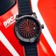 Zwart Zinvo Watches-herenhorloge met echt leren riem Blade Corsa - Black 44MM