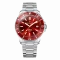 Stříbrné pánské hodinky Venezianico s ocelovým páskem Nereide 3321503C Red 42MM Automatic