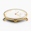 Χρυσό ρολόι Nordgreen για άντρες με δερμάτινη ζώνη Native White Dial - Brown Leather / Gold 40MM