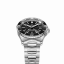 Venezianico miesten hopeanvärinen kello nahkarannekkeella Nereide 3121504C Black 39MM Automatic