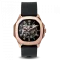Zlaté pánske hodinky Ralph Christian s gumovým pásikom The Avalon - Rose Gold Automatic 42MM