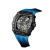Černé pánské hodinky Tsar Bomba Watch s gumovým páskem TB8209CF - Black / Blue Automatic 43,5MM