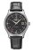 Relógio Delbana Watches prata para homens com pulseira de couro Della Balda Black / Gold Black 40MM Automatic