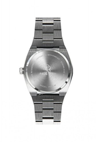 Strieborné pánske hodinky Paul Rich s oceľovým pásikom Apollo's Silver 45MM