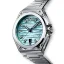 Men's silver Bomberg Watch with steel strap EDGE CYAN 43MM Automatic