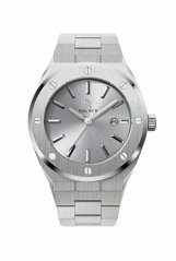 Men's silver Paul Rich Signature watch with steel strap Apollo's Silver 42MM