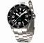 Zilverkleurig herenhorloge van NTH Watches met stalen band 2K1 Subs Swiftsure No Date - Black Automatic 43,7MM