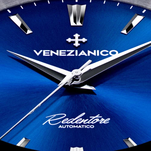 Reloj de hombre Venezianico plateado con correa de acero Redentore 1221502C 40MM