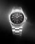 Men's silver Nivada Grenchen watch with steel strap F77 SST METEORITE MK2 68049A77 No Date 38MM Automatic