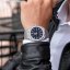 Reloj Paul Rich plateado para hombre con correa de acero Star Dust Frosted - Silver Automatic 45MM