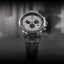 Ασημένιο ρολόι Louis XVI για άντρες με ιμάντα από χάλυβα Palais Royale 1088 - Silver 43MM