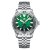 Men's silver Phoibos watch with steel strap KRAKEN 200M PY059A Automatic 40MM