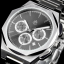 Men's silver NYI Watches watch with steel strap Fulton 2.0 - Silver 42MM
