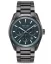 Čierne pánske hodinky Vincero s oceľovým pásikom The Reserve Automatic Gunmetal/Slate Blue 41MM
