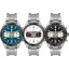Relógio Straton Watches prata para homens com pulseira de aço Classic Driver MKII Blue Dial 40MM
