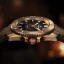 Men's gold Venezianico watch with rubber strap Nereide Bronzo 42MM Automatic