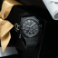 Čierne pánske hodinky Paul Rich s oceľovým pásikom Motorsport - Black Steel 45MM