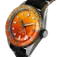 Stříbrné pánské hodinky Out Of Order s koženým páskem Sex on the Beach GMT 40MM Automatic
