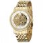 Zlaté pánske hodinky Epos s oceľovým opaskom Emotion 3390.156.22.20.32 41MM Automatic
