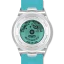 Zilveren herenhorloge van Bomberg Watches met een rubberen band TEAL LAGOON 43MM Automatic