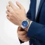 Relógio masculino de prata Venezianico com pulseira de aço Redentore 1221502C 40MM