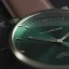 Męski srebrny zegarek Henryarcher Watches ze skórzanym paskiem Sekvens - Sommer 40MM Automatic