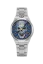 Montre Bomberg Watches pour hommes en argent avec bracelet en acier ICONIC BLUE 43MM Automatic