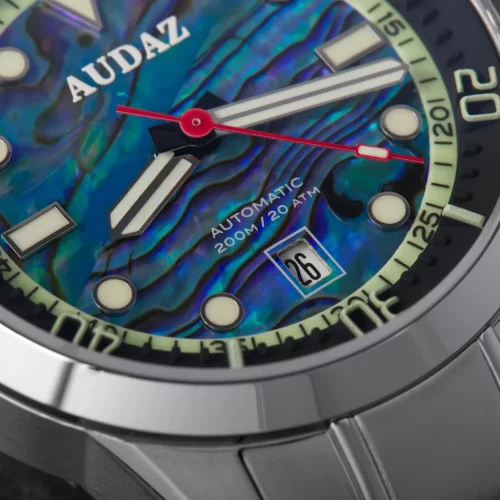 Reloj Audaz Watches plateado para hombre con correa de acero Seafarer ADZ-3030-04 - Automatic 42MM