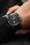 Men's silver Vulcain watch with leather strap Nautical Heritage Black White Luminova Steel Triple Caseback - Brown Plain 42MM Automatic