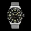 Miesten hopeinen Audaz Watches -kello teräshihnalla Marine Master ADZ-3000-01 - Automatic 44MM