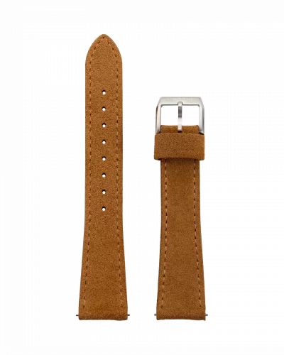 Montre Undone Watches pour hommes en argent avec bracelet en cuir Vintage Pistachio Crisp 40MM