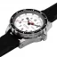 Strieborné pánske hodinky Marathon Watches s gumovým pásikom Arctic Edition Jumbo Day/Date Automatic 46MM