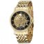 Złoty męski zegarek Epos ze stalowym paskiem Emotion 3390.156.22.25.32 41MM Automatic