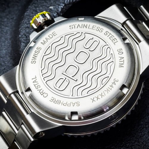Relógio masculino Epos prateado com pulseira de aço Sportive 3441.131.96.56.30 43MM Automatic
