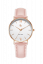 Damski złoty zegarek Paul Rich z prawdziwym skórzanym paskiem - Pink Leather