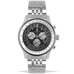 Herrenuhr aus Silber Louis XVI mit Stahlband Artagnan - Silver 47.5MM
