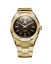 Zlaté pánske hodinky Nivada Grenchen s ocelovým opaskom F77 MARK II GOLD 68028A77 38MM Automatic