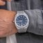 Reloj Paul Rich plateado para hombre con correa de acero Star Dust Frosted - Silver Automatic 45MM