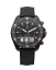 Černé pánské hodinky Momentum s gumovým páskem UDT Black-Ion - Black Tropic Rubber 42MM