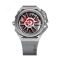 Relógio masculino de prata Mazzucato com bracelete de borracha Rim Sport Silver / Grey - 48MM Automatic