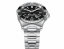 Srebrny męski zegarek Venezianico ze stalowym paskiem Nereide 3121504C Black 39MM Automatic